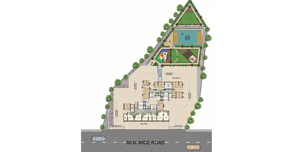 Metro Paramount Shilphata Floor Plan